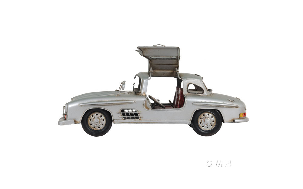 Mercedes Benz 300L Gullwing Silver Model