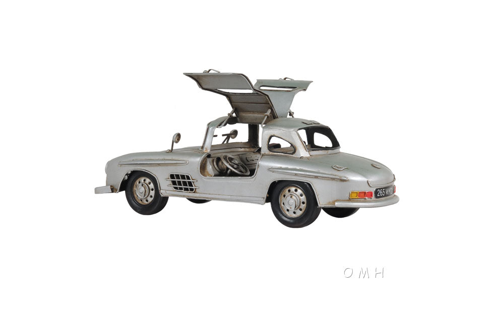Mercedes Benz 300L Gullwing Silver Model