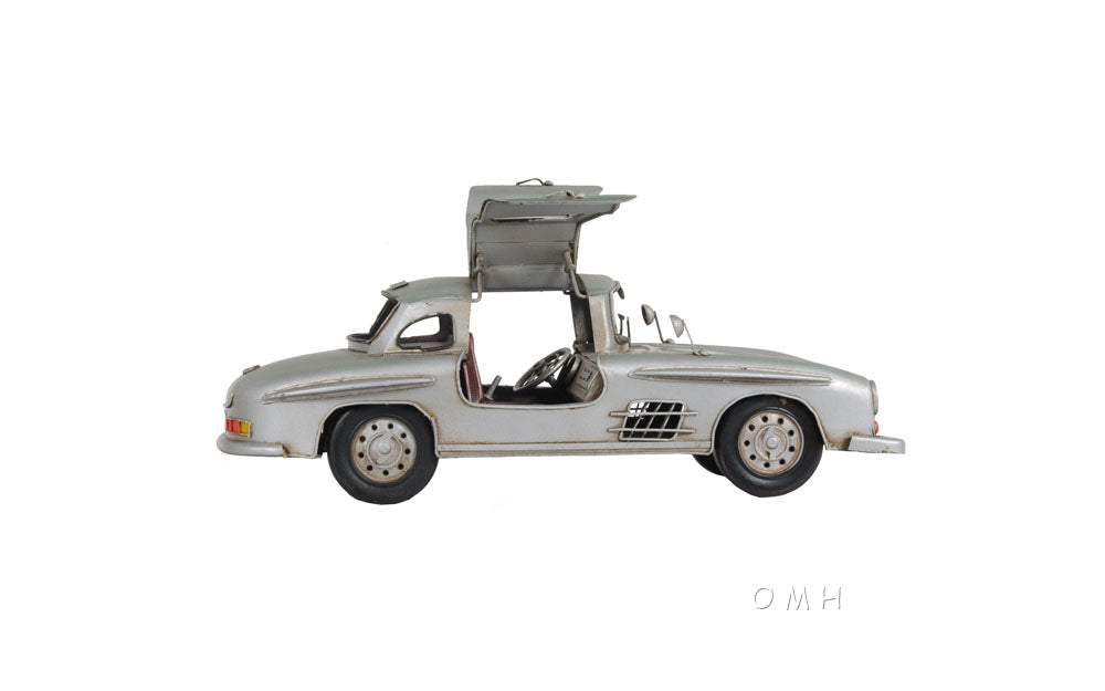 Mercedes Benz 300L Gullwing Silver Model