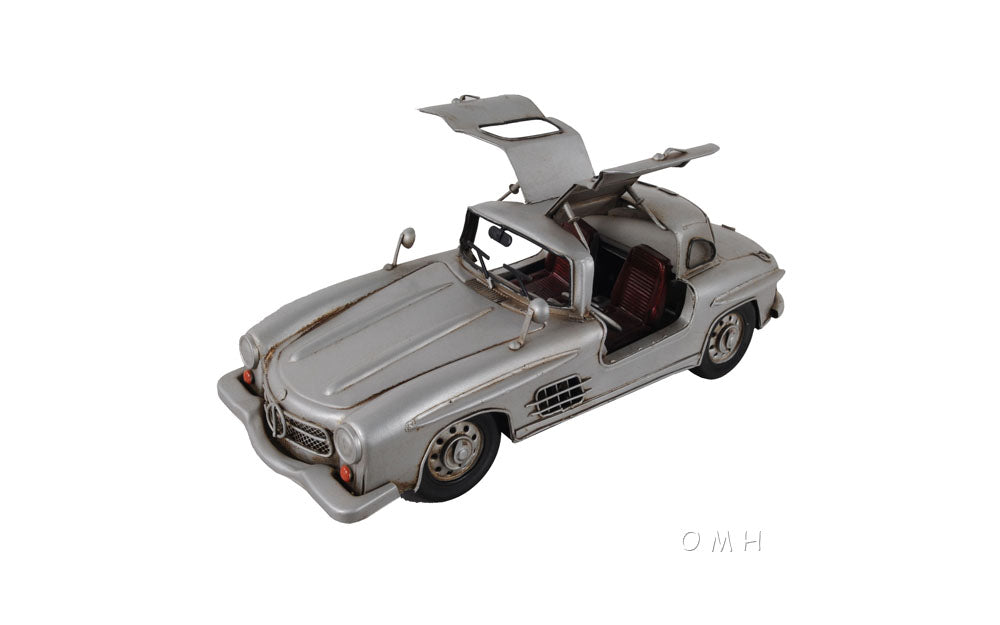 Mercedes Benz 300L Gullwing Silver Model