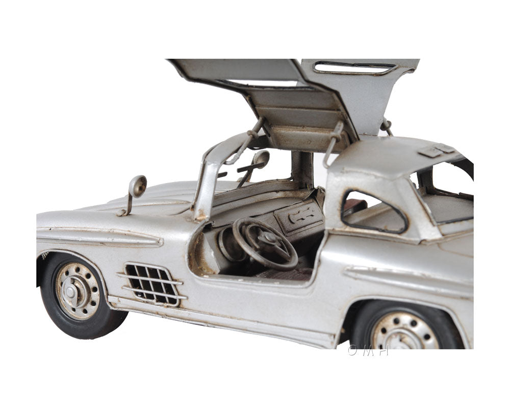 Mercedes Benz 300L Gullwing Silver Model