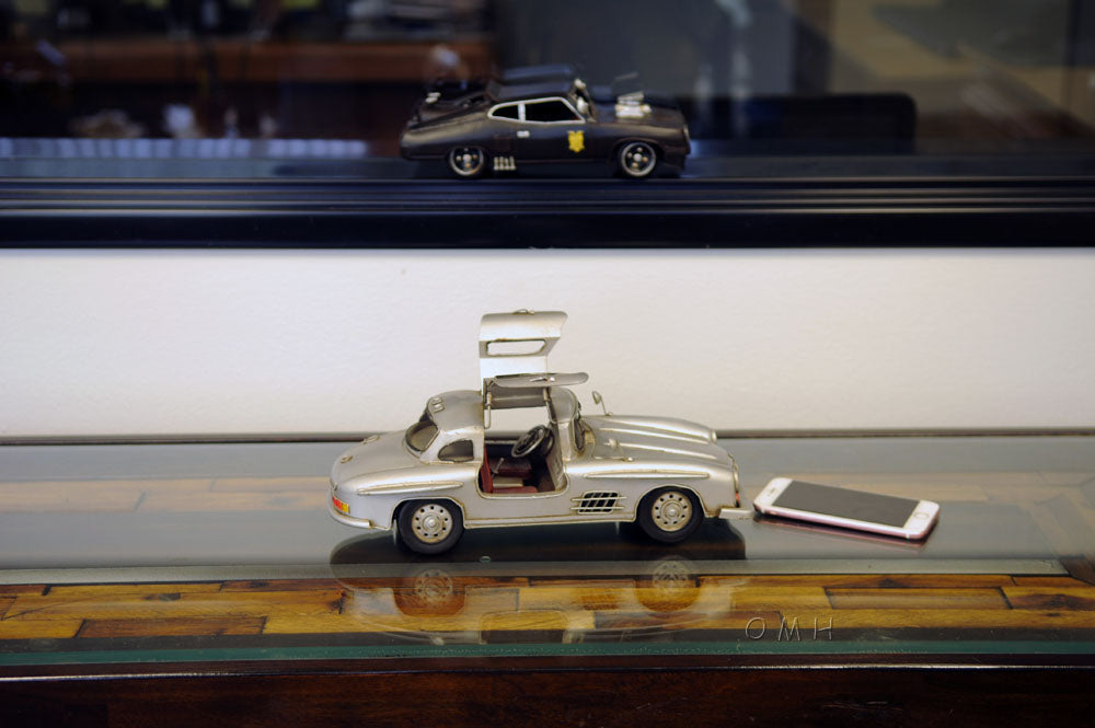Mercedes Benz 300L Gullwing Silver Model