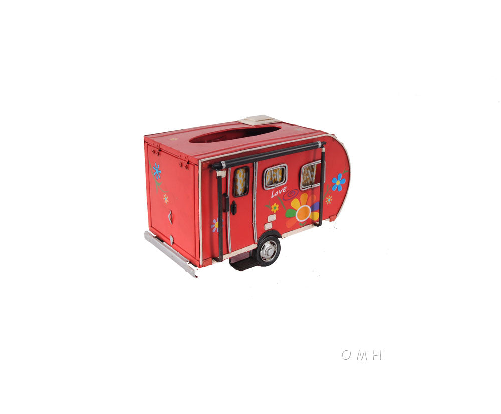 Red Trailer Tissue Holder