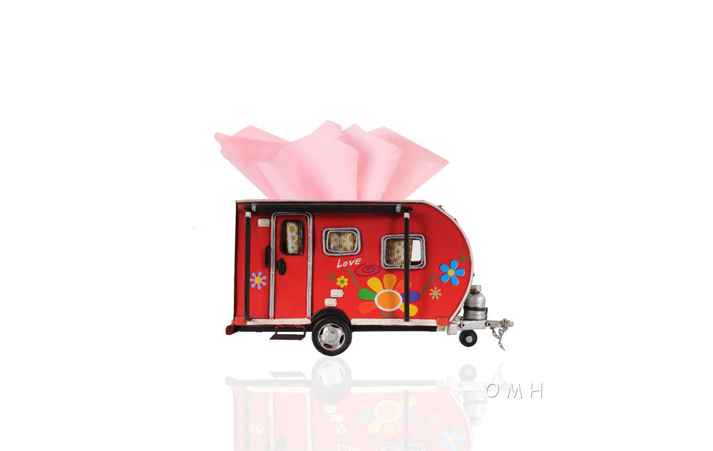 Red Trailer Tissue Holder