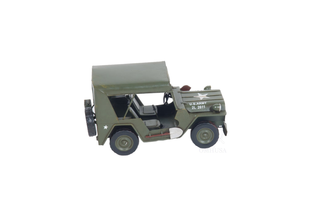 1940 Willys Quad Overland Jeep Model Car Metal