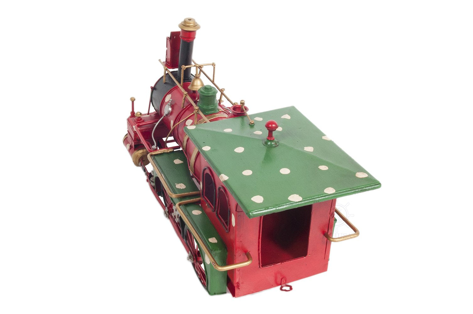 Christmas Train Model Handmade Tin Metal Handmade