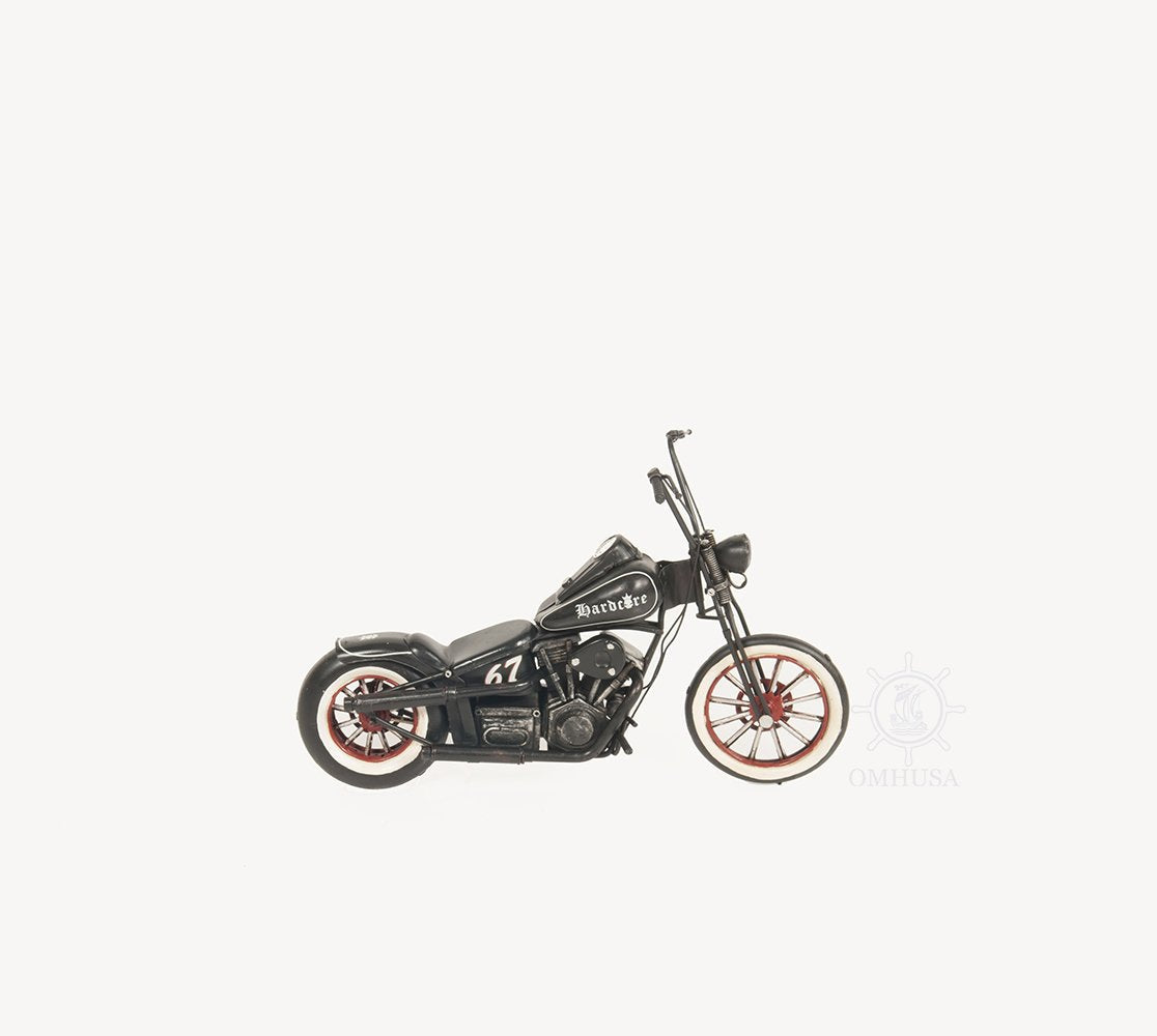Hardcore 67 Chopper Motorcycle Metal Handmade