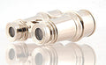 Brass Binocular W Leather Case