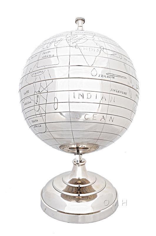 Alum Globe 13 Inches
