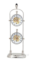 Brass See Thru Clock Double