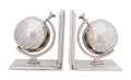Alum Globe Bookend Set Of Two