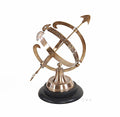 Brass Armillary On Wooden Base