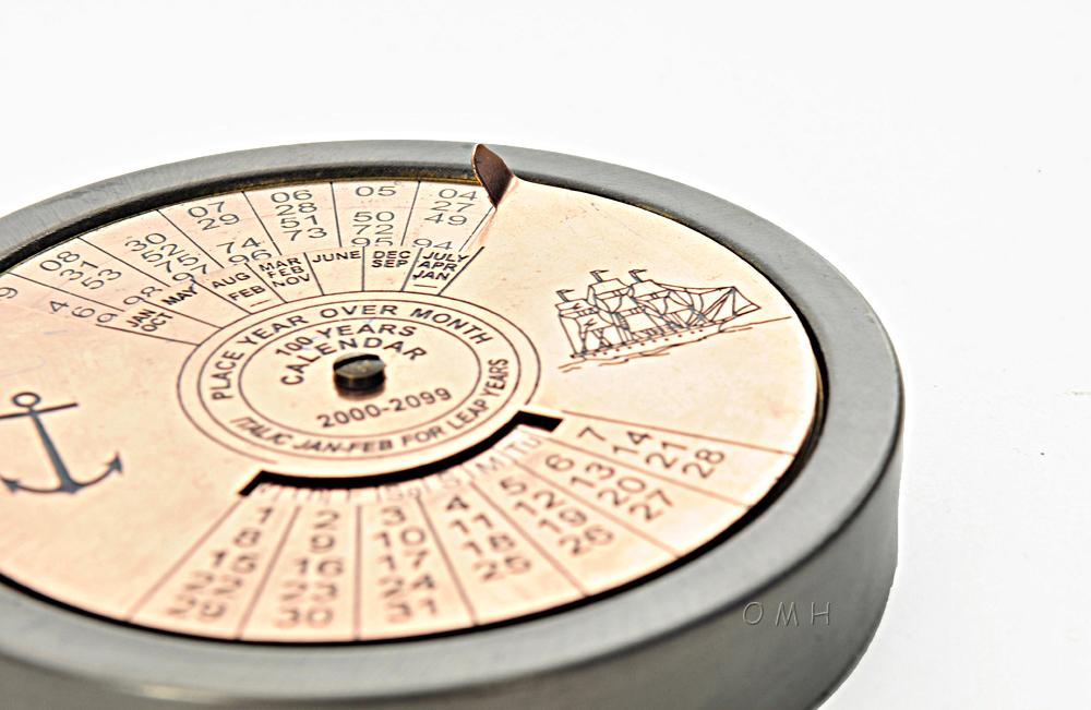 100 Year Calendar & Compass Quote Set of 2
