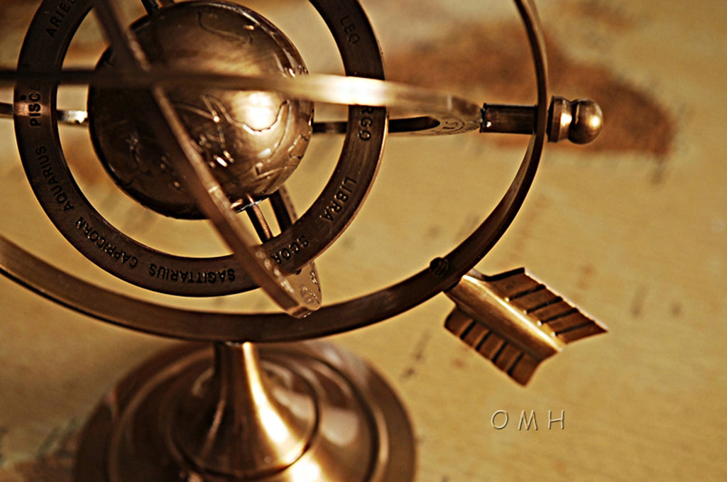 Brass Armillary 8 inches