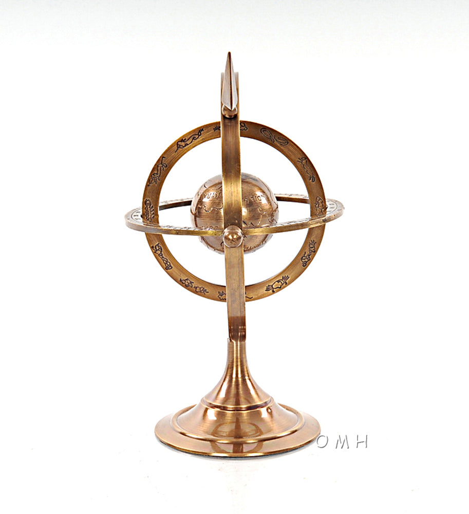 Brass Armillary 8 inches