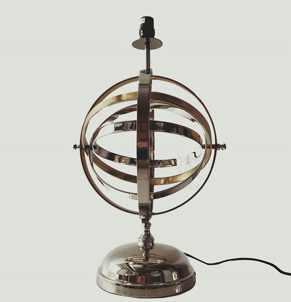 Aluminum Armillary Table Lamp
