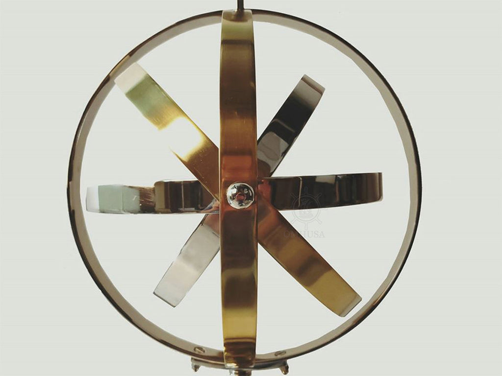 Aluminum Armillary Table Lamp