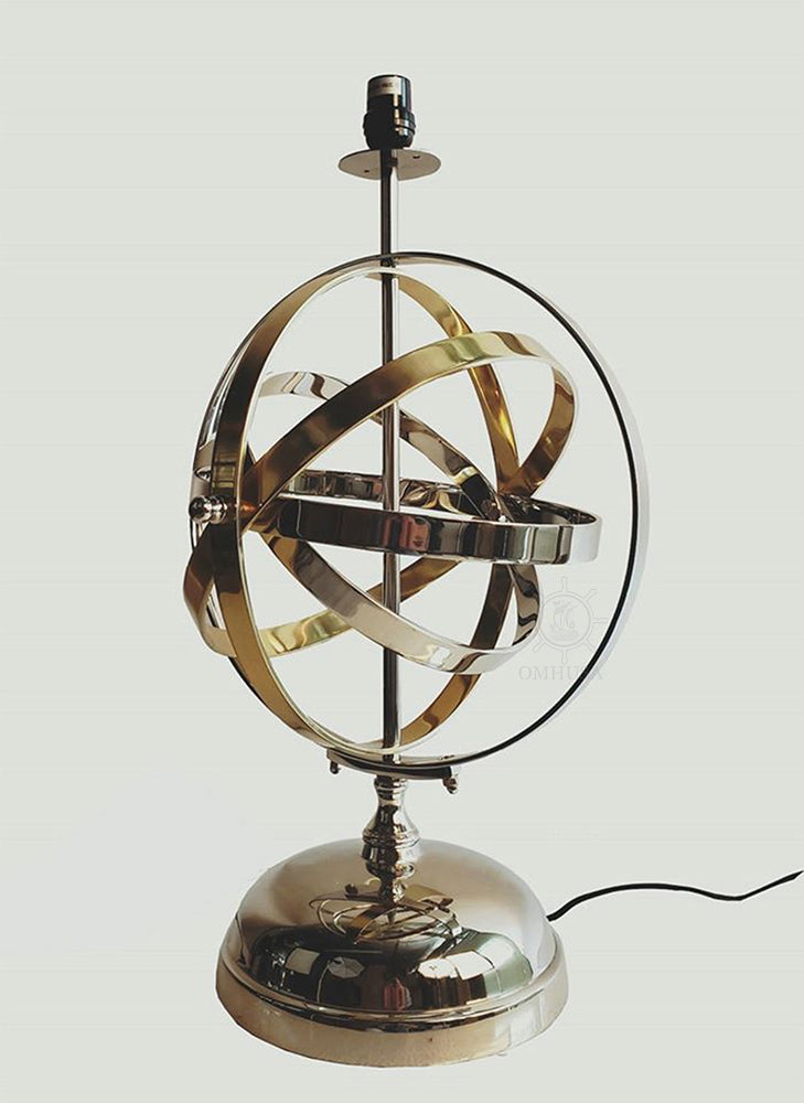 Aluminum Armillary Table Lamp
