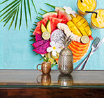 Aluminium Pineapple Storage Decor