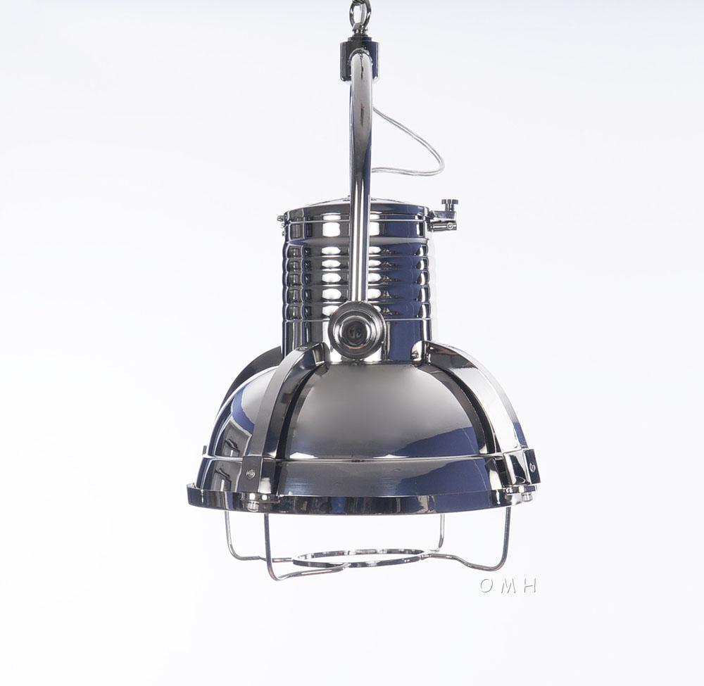 Large Steel Pendant Lamp