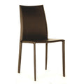 Baxton Studio Rockford Modern and Contemporary Taupe Bonded Leather Upholstered Dining Chair (Set of 2)