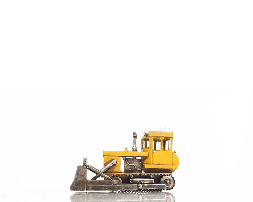 Metal Handmade Tin Bulldozer