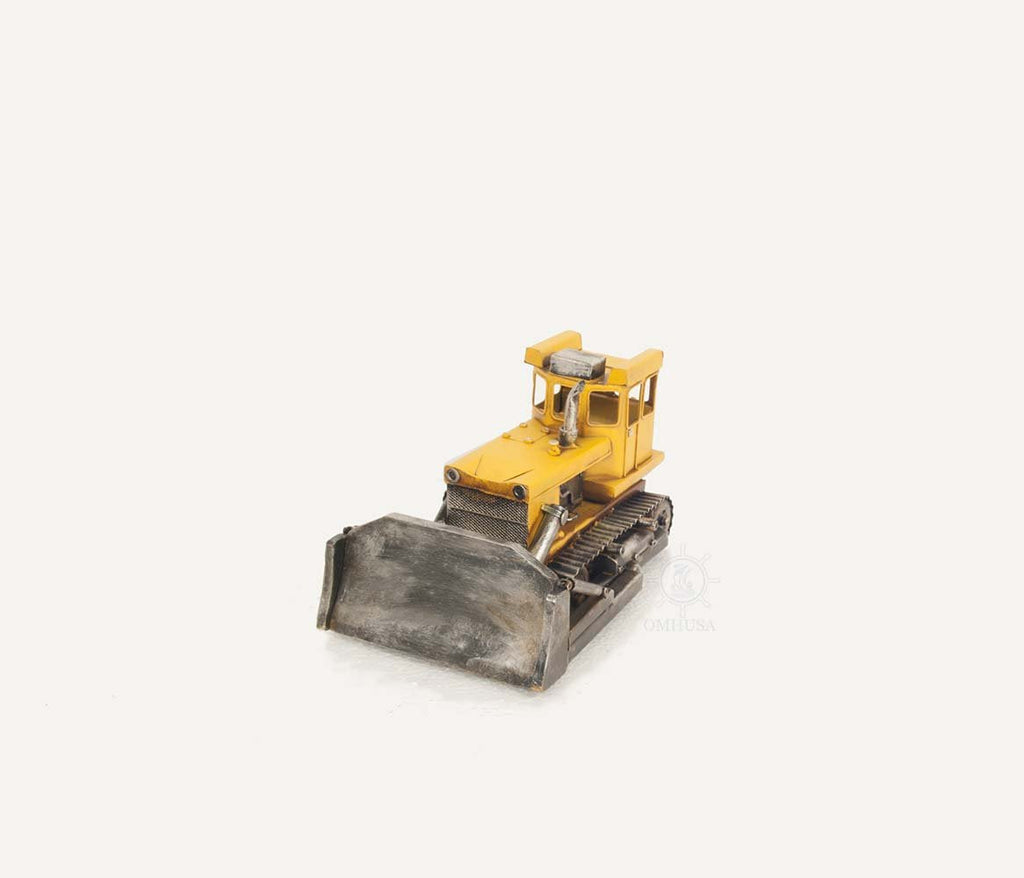 Metal Handmade Tin Bulldozer
