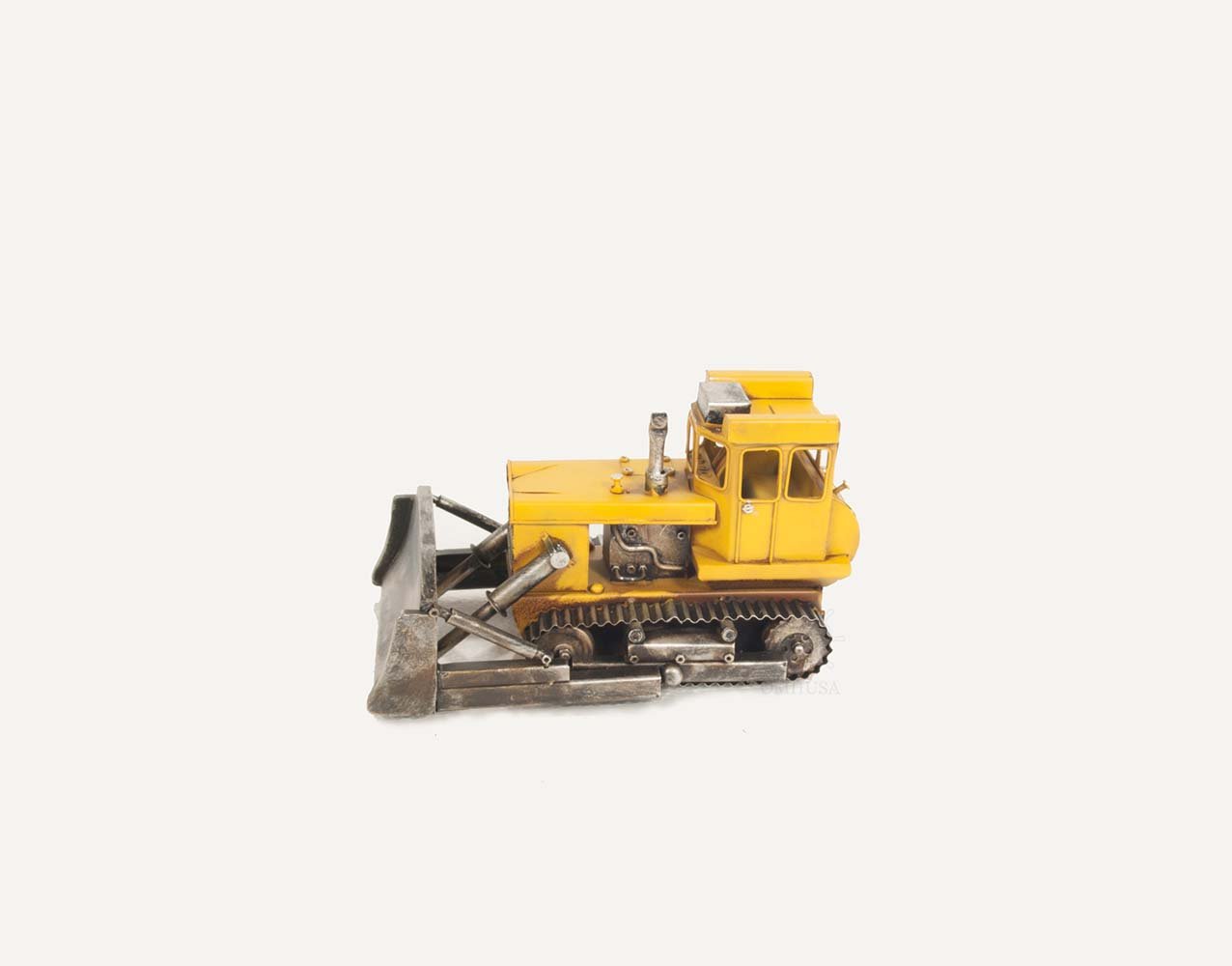 Metal Handmade Tin Bulldozer