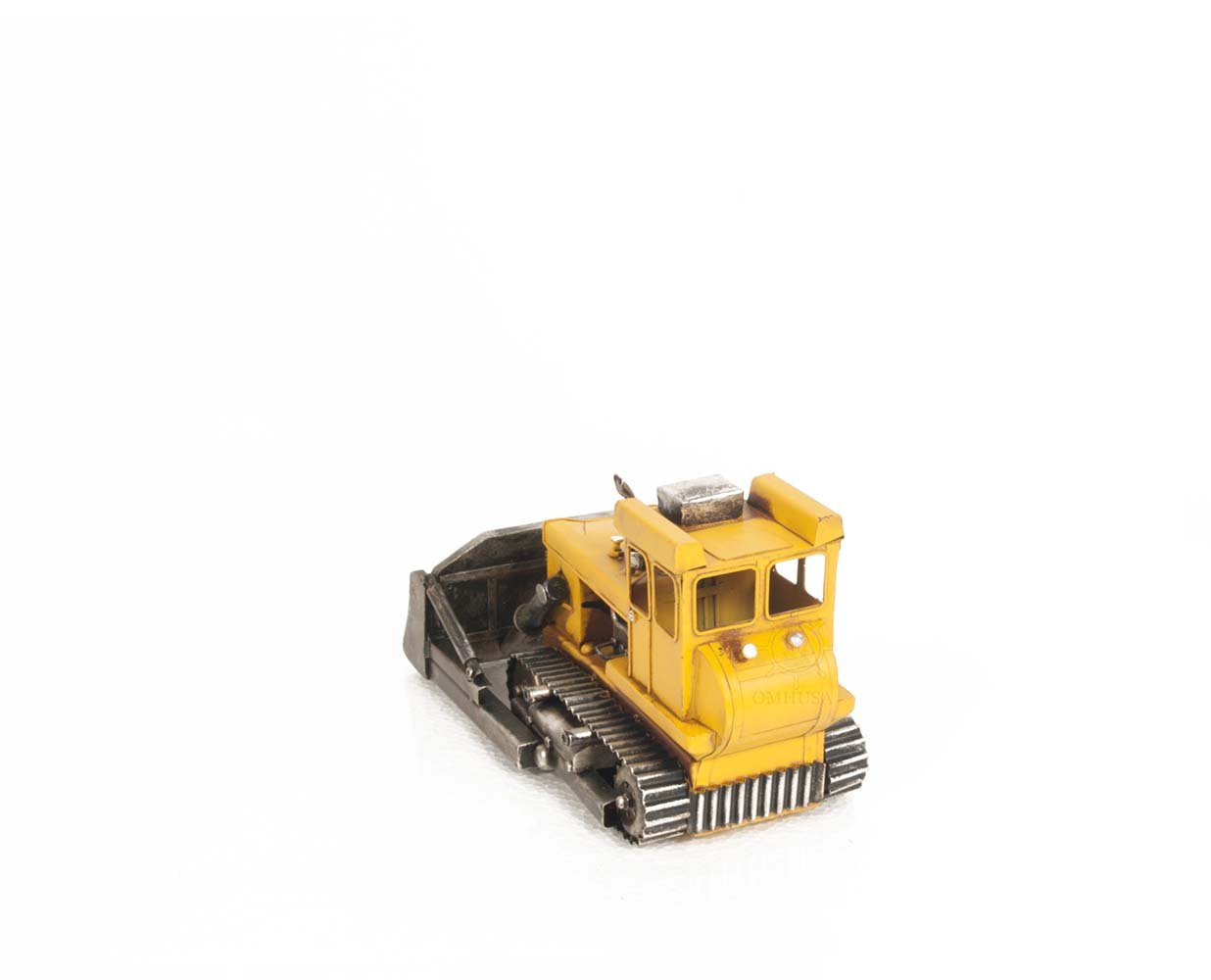Metal Handmade Tin Bulldozer
