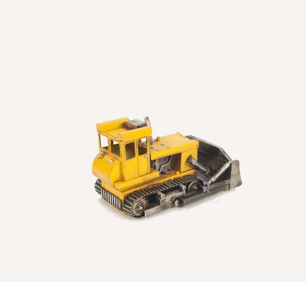 Metal Handmade Tin Bulldozer