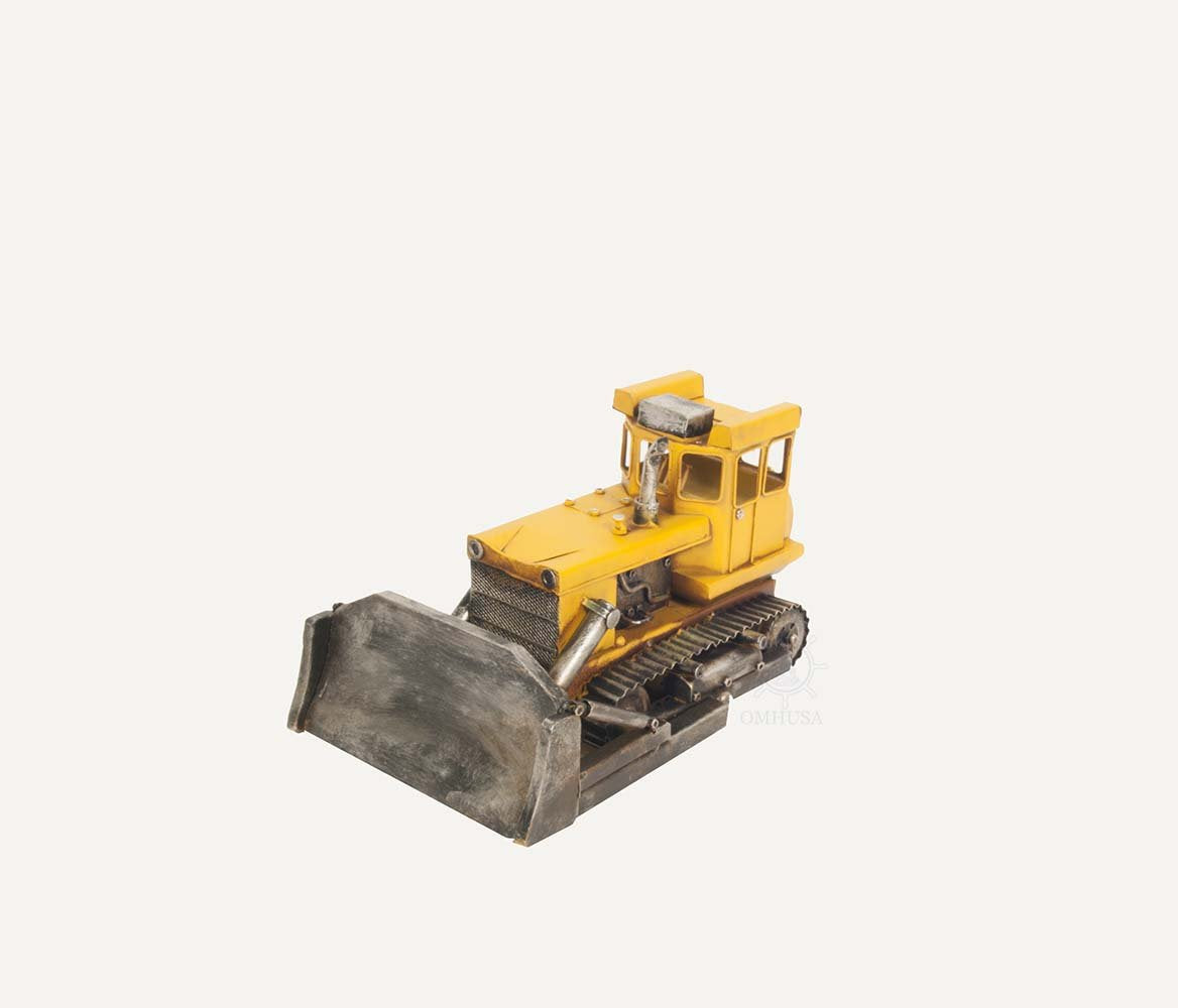 Metal Handmade Tin Bulldozer