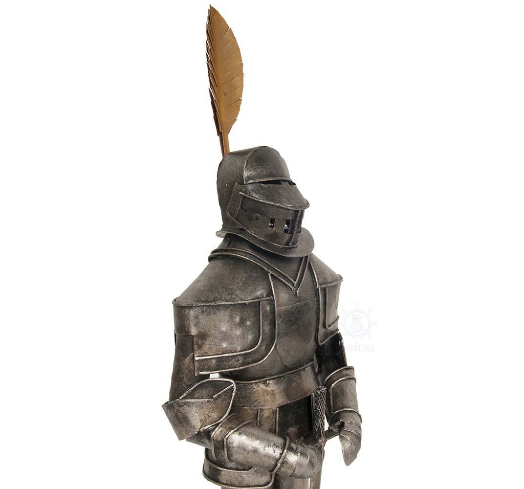 Metal Decorative Handmade Tin Medieval Armor Suit