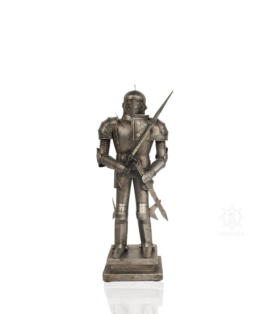 Metal Decorative Handmade Tin Medieval Armor Suit