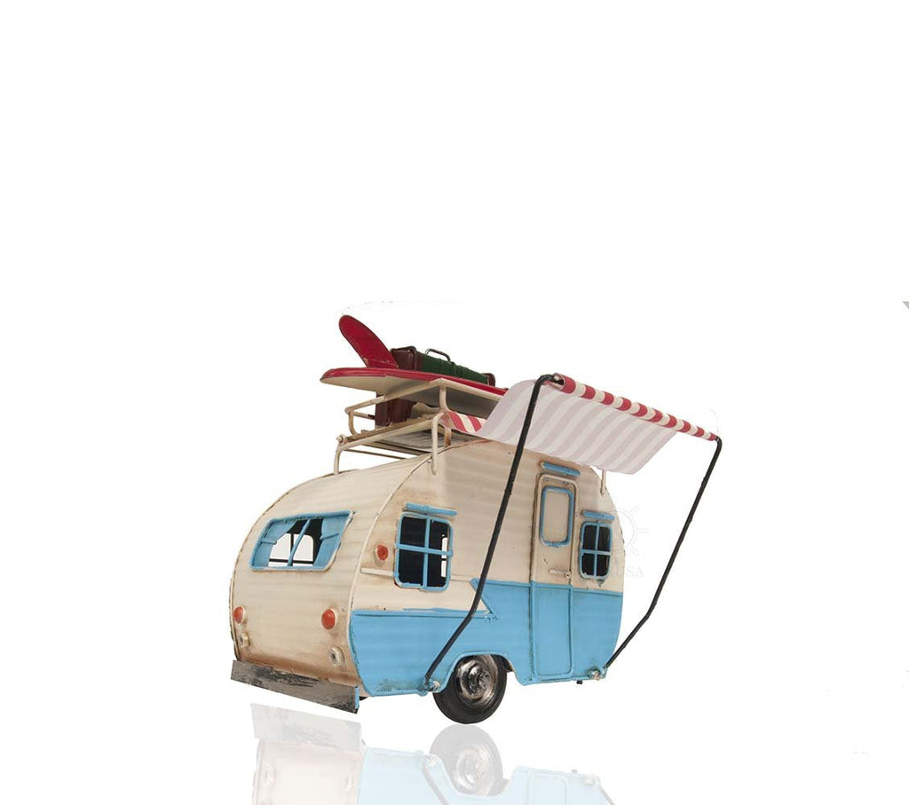 Classic Camper with photo frame piggy bank Metal