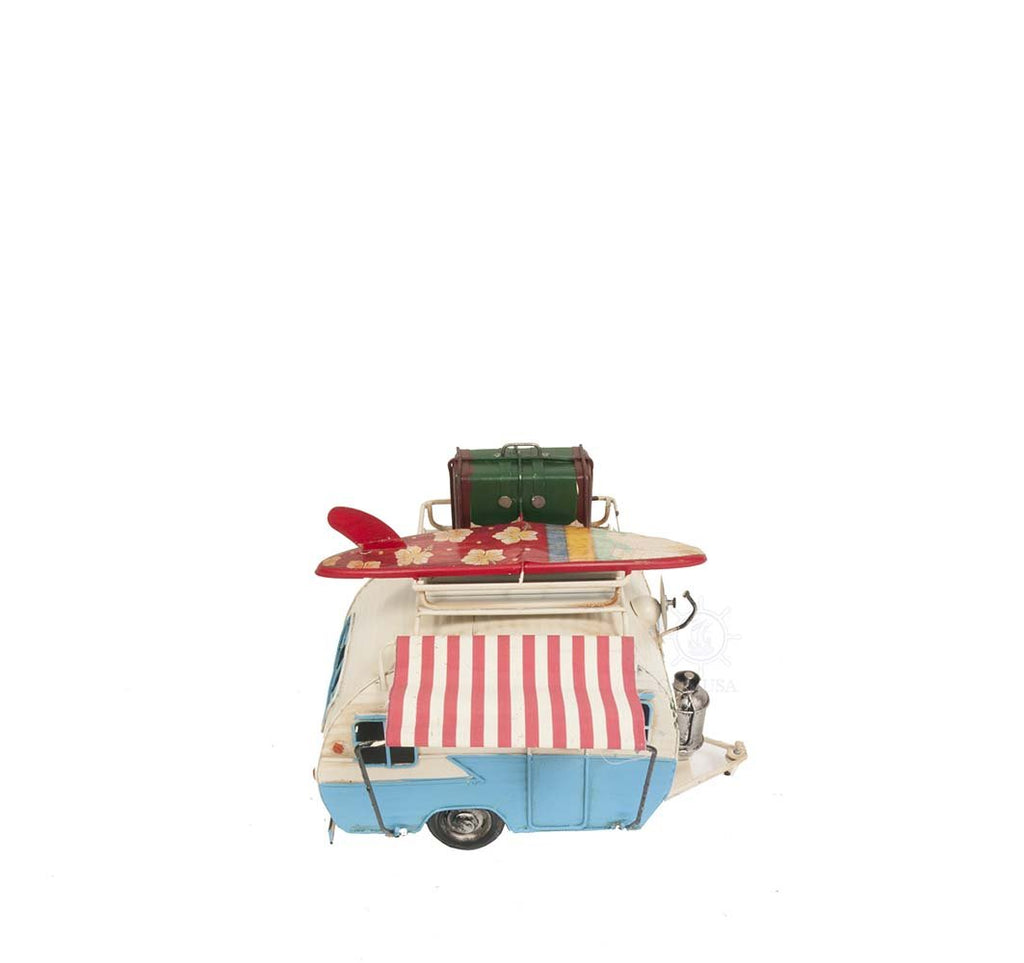Classic Camper with photo frame piggy bank Metal
