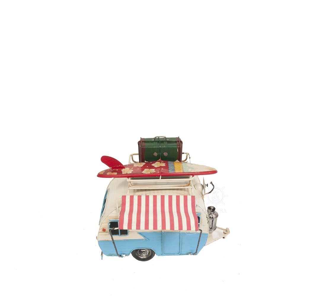 Classic Camper with photo frame piggy bank Metal
