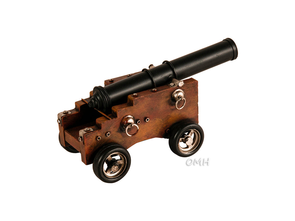 Handmade Warship Cannon Model