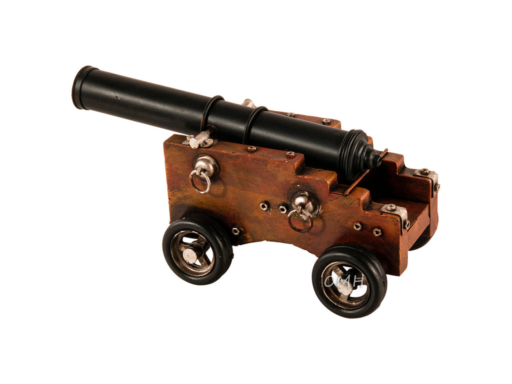 Handmade Warship Cannon Model