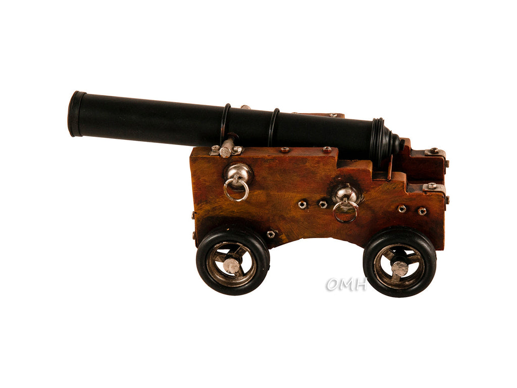Handmade Warship Cannon Model