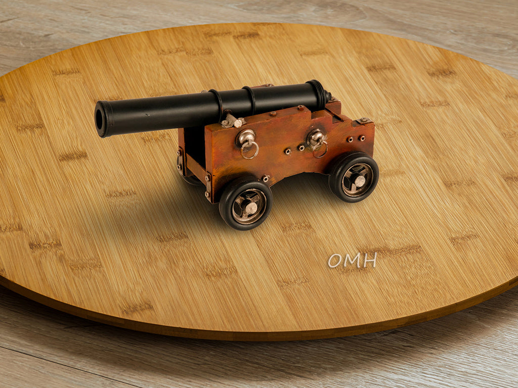 Handmade Warship Cannon Model