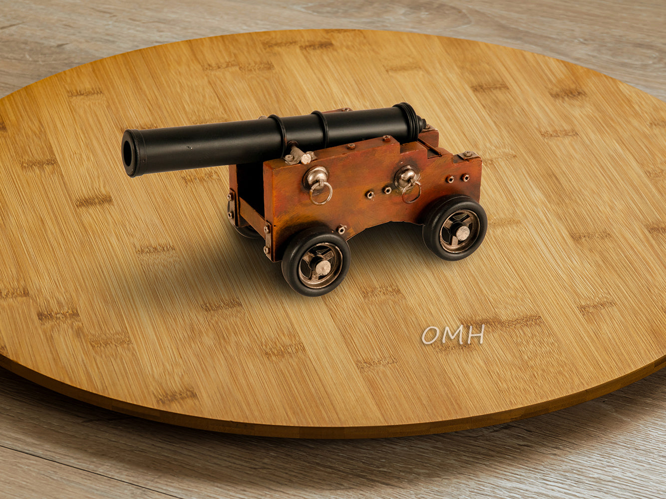 Handmade Warship Cannon Model