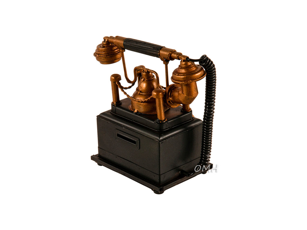 Handmade Vintage Telephone Coin Bank