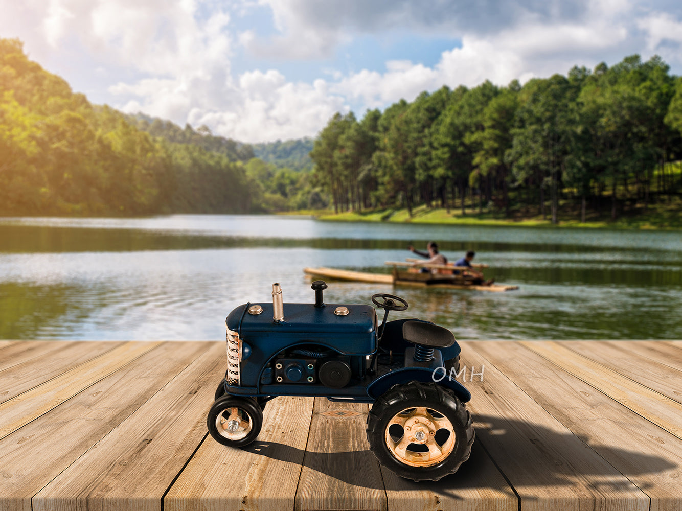 Handmade 1956 Massey Harris 333 Tractor Model