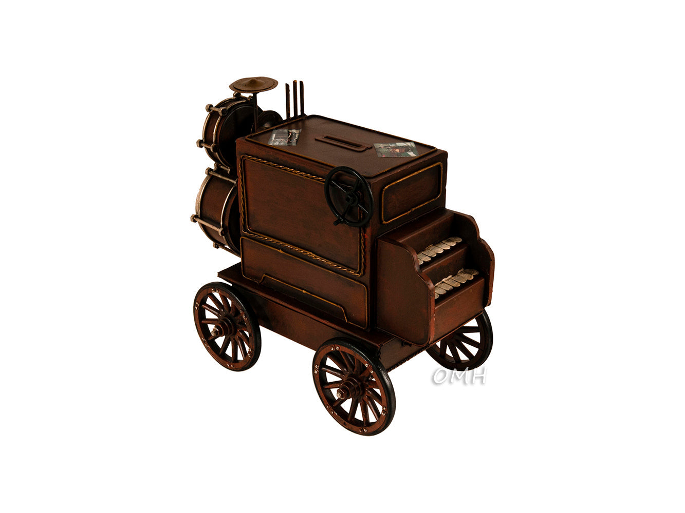 Metal Music Car Coin Bank Model