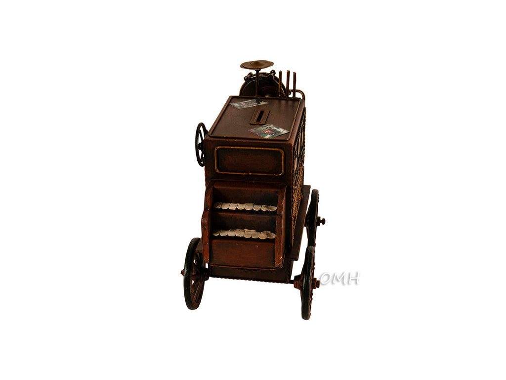 Metal Music Car Coin Bank Model