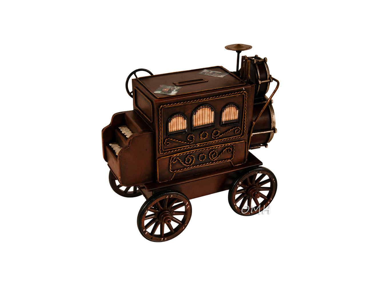 Metal Music Car Coin Bank Model