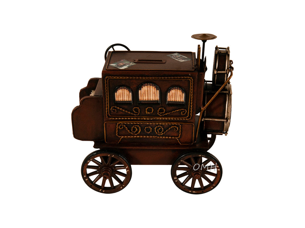 Metal Music Car Coin Bank Model