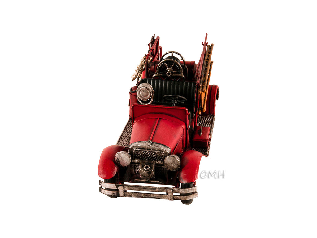 Handmade 1910s Fire Engine Truck Model