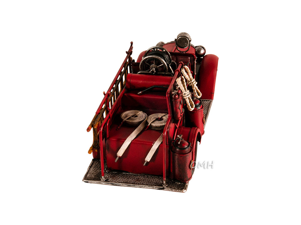 Handmade 1910s Fire Engine Truck Model