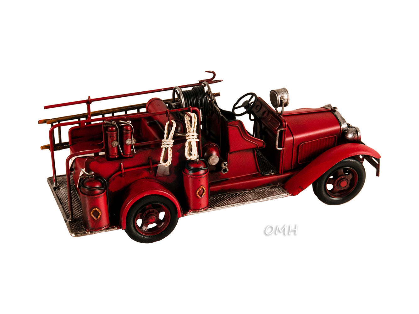Handmade 1910s Fire Engine Truck Model